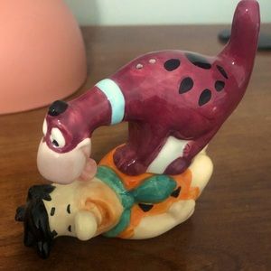 Flintstones salt + pepper shakers!